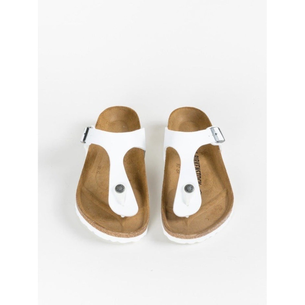 Birkenstock Gizeh BS White Men's EU 43/US 10 Regular Birko-Flor Sandals - Picture 5 of 6